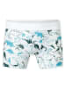 Schiesser 2-delige set: boxershorts turquoise/wit