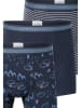 Schiesser 3er-Set: Boxershorts in Dunkelblau