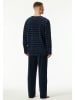 Schiesser Pyjama in Dunkelblau