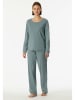 Schiesser Pyjama turquoise