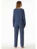 Schiesser Piżama w kolorze granatowym