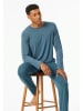Schiesser Pyjama in Blau
