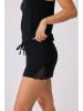 PJ Salvage Pyjama-Shorts in Schwarz