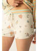 PJ Salvage Szorty piżamowe w kolorze kremowym