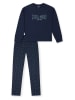 Schiesser Piżama w kolorze granatowym