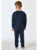 Schiesser Pyjama in Dunkelblau