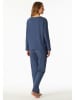 Schiesser Pyjama donkerblauw
