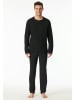 Schiesser Pyjama in Schwarz