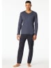 Schiesser Pyjama donkerblauw