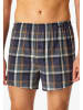 Schiesser 2er-Set: Boxershorts in Lila/ Grau