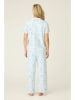 PJ Salvage 3tlg. Pyjama-Set in Hellblau