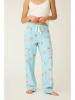 PJ Salvage Pyjama-Hose in Hellblau