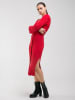 BIG STAR Sukienka dzianinowa w kolorze czerwonym