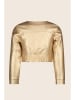 Like Flo Kunstlederjacke in Gold