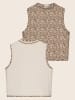 Like Flo Omkeerbare gilet "Daisy" beige
