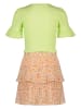 NONO Sukienka w kolorze zielono-pomarańczowym