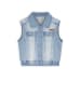 NONO Jeans-Weste "Dodhy" in Hellblau