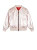 NONO Wende-Blouson "Dotty" in Rot/ Beige/ Silber