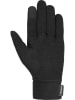 Reusch Rękawiczki funkcyjne "Silk liner" w kolorze czarnym