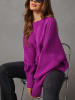 Milan Kiss Pullover in Aubergine