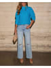 Milan Kiss Pullover in Hellblau