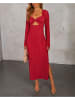 Milan Kiss Kleid in Rot