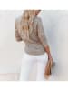 Milan Kiss Sweatshirt in Beige