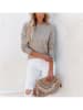 Milan Kiss Sweatshirt in Beige