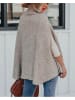 Milan Kiss Poncho in Beige