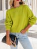 Milan Kiss Pullover in Limette