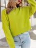 Milan Kiss Pullover in Limette