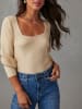 Milan Kiss Pullover in Beige