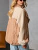 Milan Kiss Fleecejacke in Hellbraun/ Beige