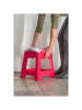 Vigar Hocker in Rot/ Rosa - (H)32 cm
