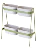 Vigar Pflanzregal "Urban garden" in Grün - (B)34,5 x (H)38 x (T)14,5 cm
