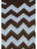 Sublevel Pullover in Dunkelbraun/ Hellblau
