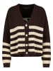Sublevel Cardigan in Dunkelbraun/ Beige