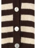 Sublevel Cardigan in Dunkelbraun/ Beige