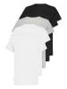 Sublevel 5er-Set: Shirts in Schwarz/ Weiß/ Hellgrau