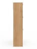 IDOMYA Essentials Schuhschrank "Faustine" in Hellbraun - (B)60 x (H)113 x (T)24 cm