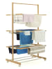 IDOMYA Essentials Wäscheständer in Hellbraun - (B)85 x (H)150 x (T)65 cm