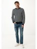 Mexx Pullover in Schwarz/ Creme
