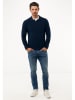 Mexx Sweter w kolorze granatowym