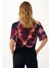 Mexx Bluse in Aubergine/ Rosa