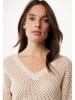Mexx Sweter w kolorze beżowym