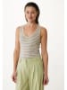 Mexx Top in Beige/ Lila