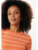 Mexx Pullover in Orange/ Weiß