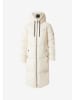 Mexx Doorgestikte mantel wit