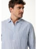 Mexx Blouse "Aiden" blauw/wit