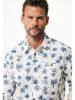 Mexx Hemd - Regular fit - in Weiß/ Blau